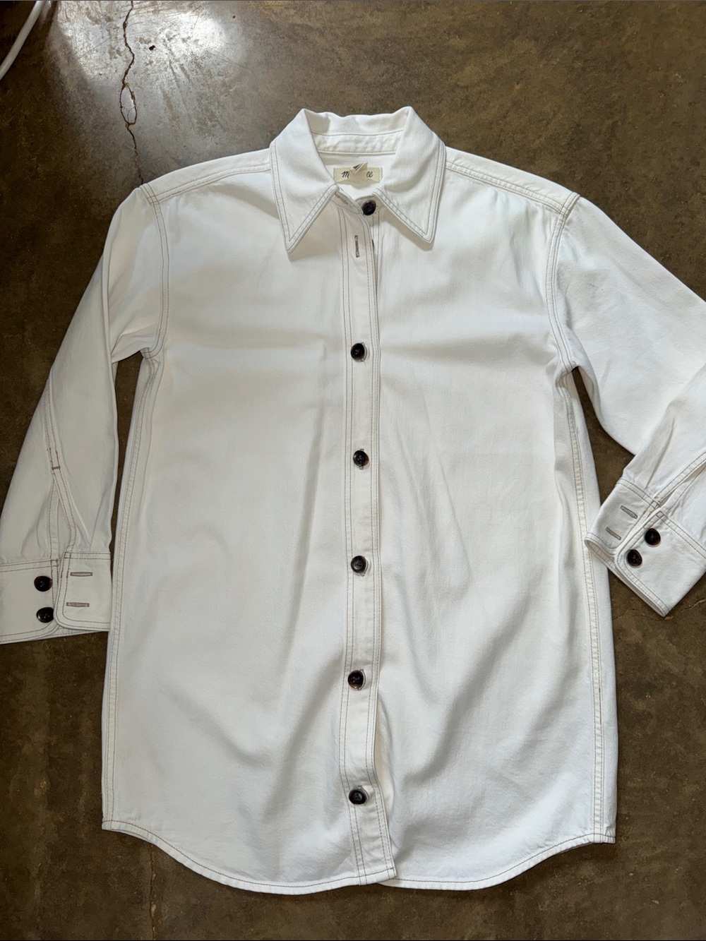 Madewell Denim Oversized Mini Shirtdress